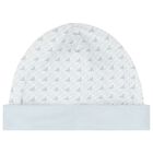 Baby Boys Blue Logo Babygrow Set, 3, hi-res