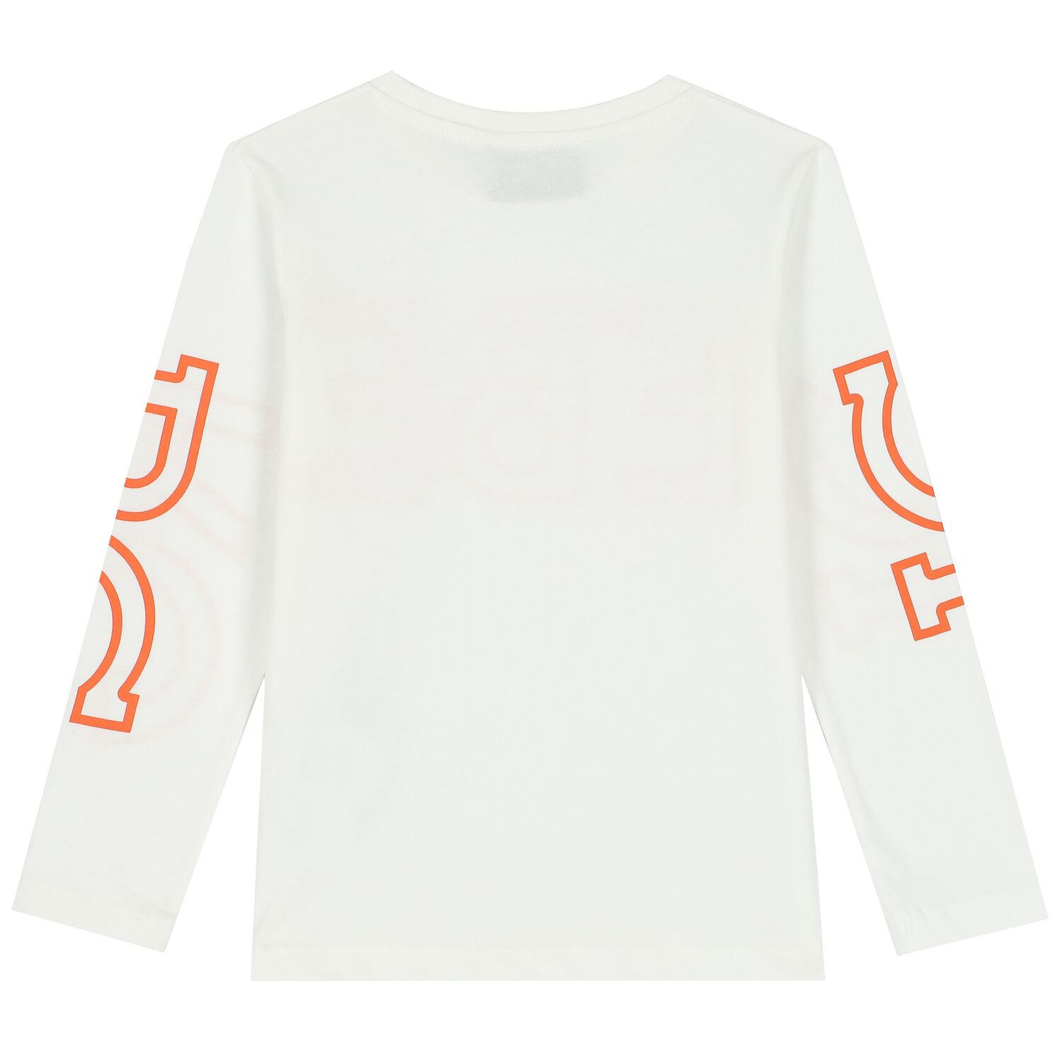 Boys Ivory Logo Long Sleeve Top, 1, hi-res