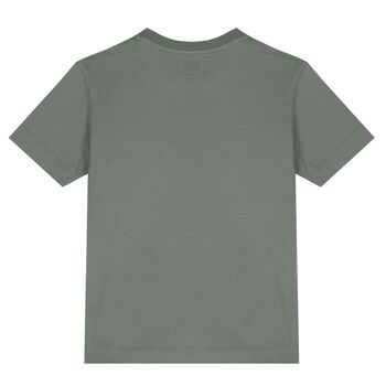 Boys Green Logo T-Shirt