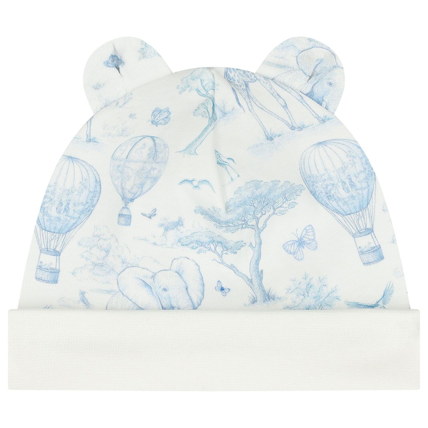 Baby Boys White & Blue Africa Babygrow Gift Set, 1, hi-res