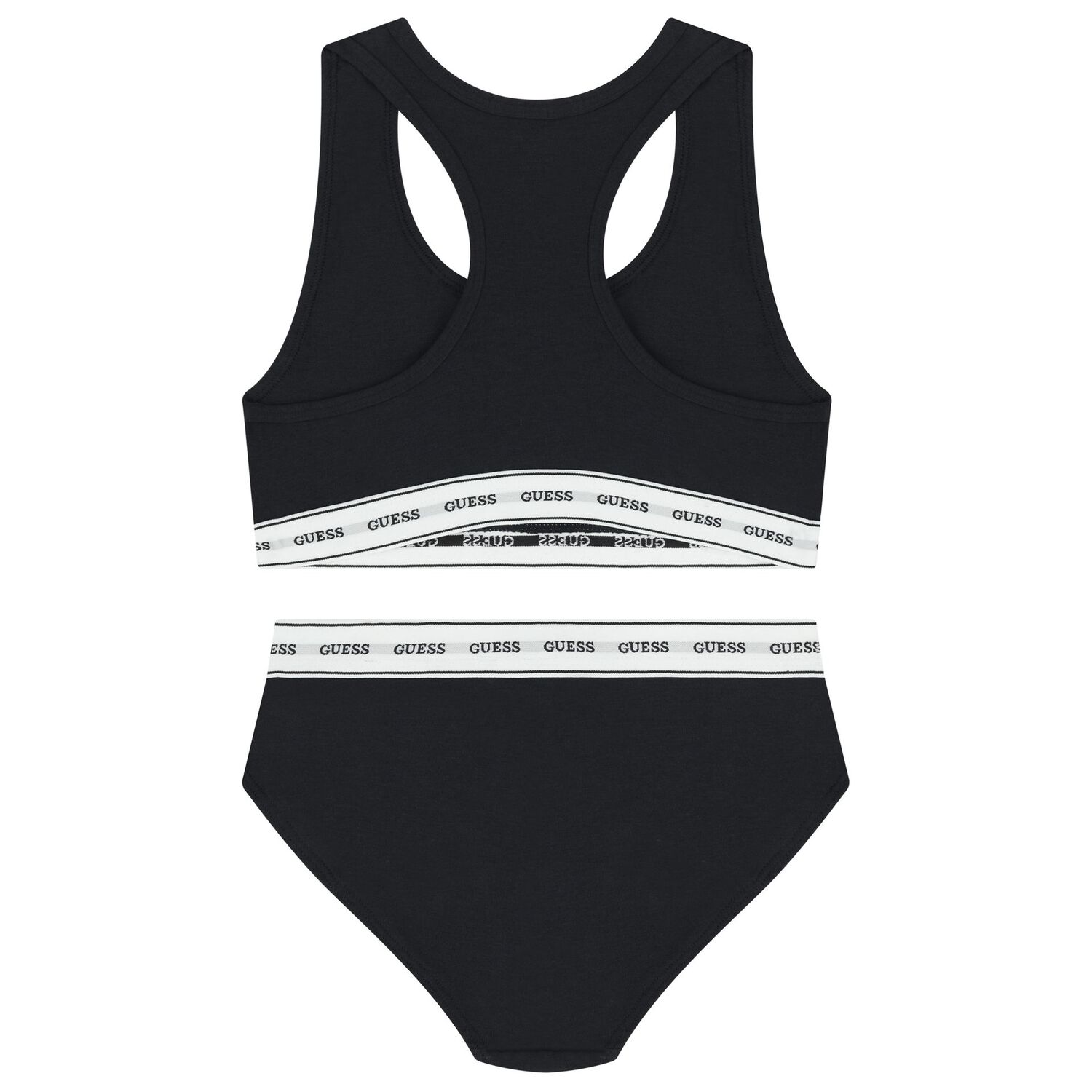 Girls Black Logo Bikini, 2, hi-res