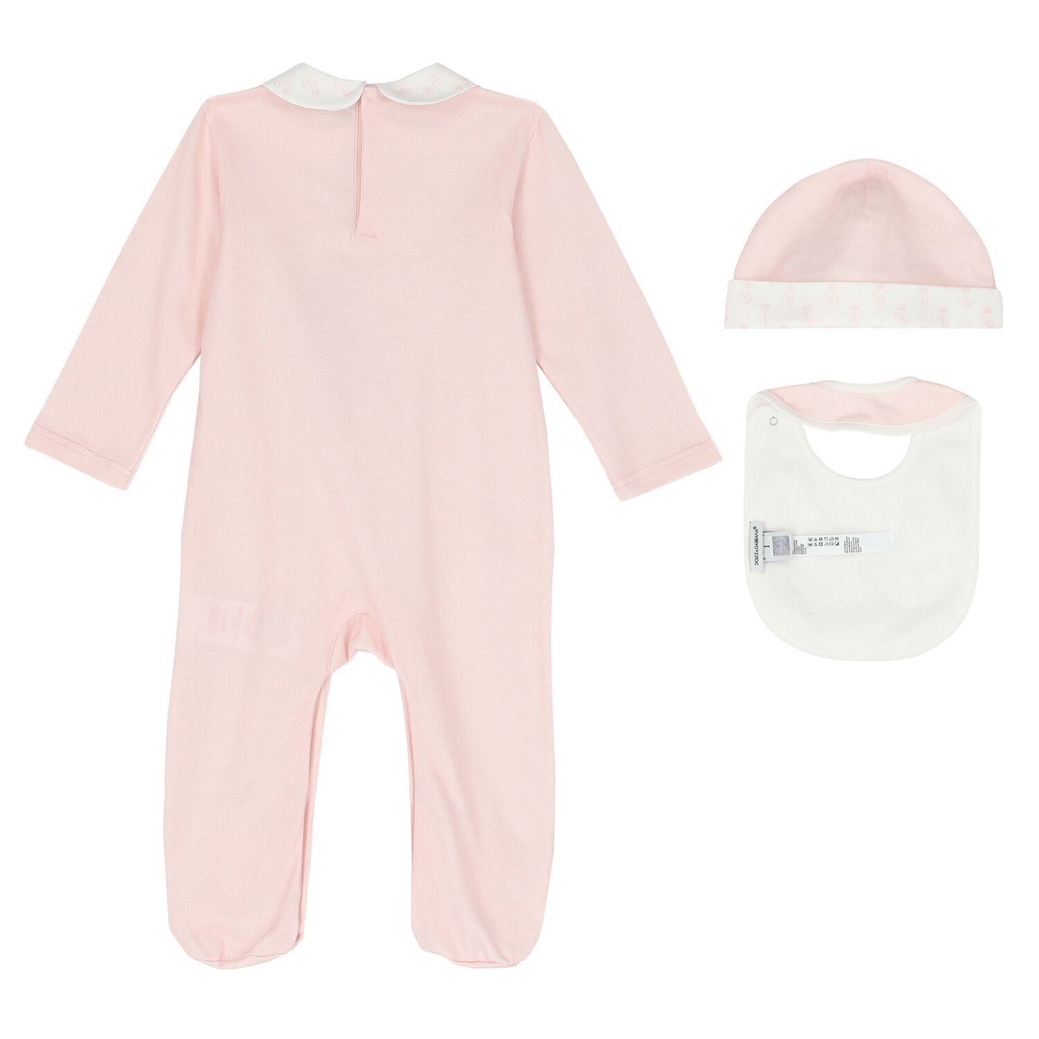 Girls Pink Babygrow Gift Set, 2, hi-res