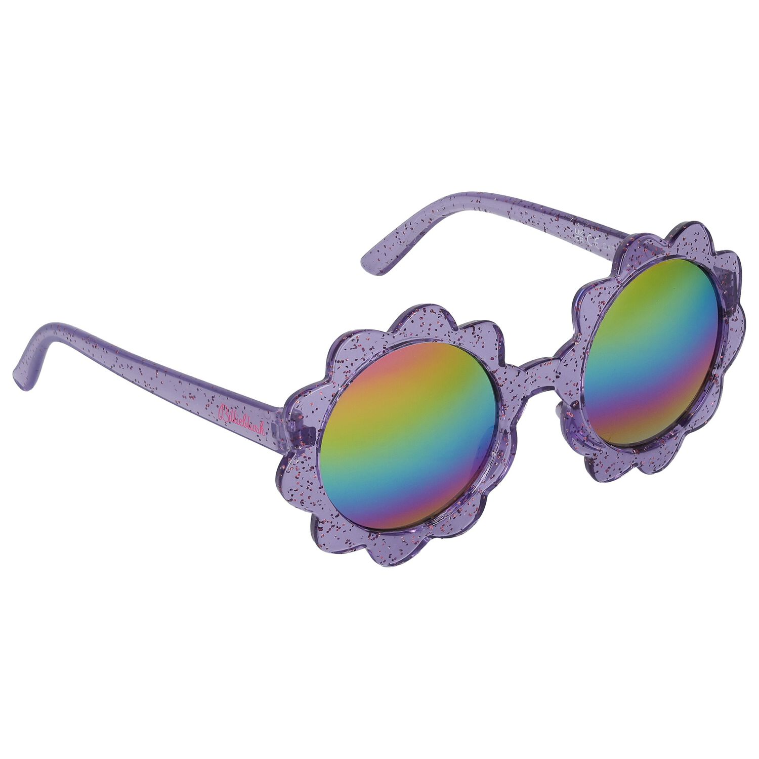 Girls Purple Logo Sunglasses, 1, hi-res