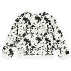 Girls White & Black Logo Sweatshirt, 2, hi-res