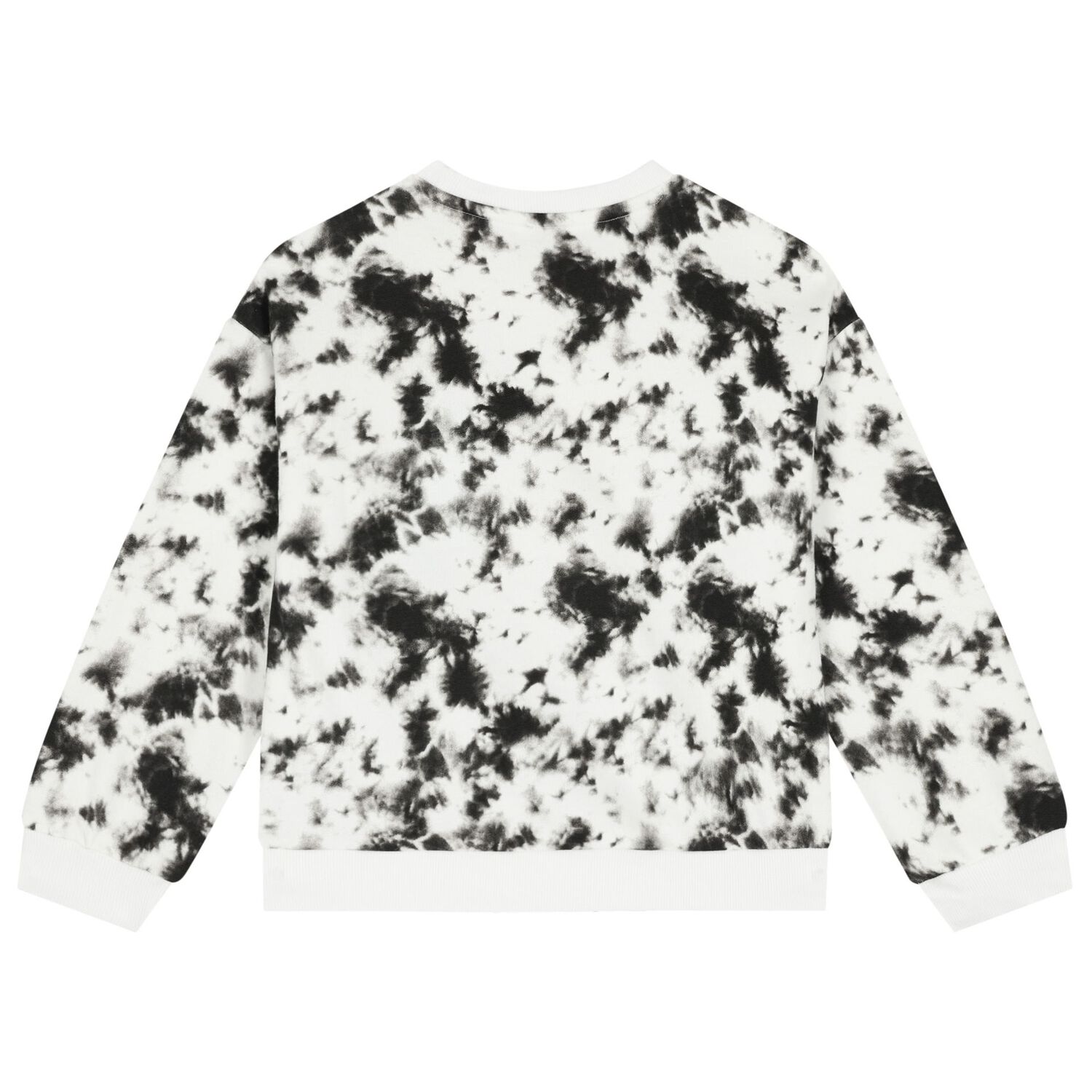 Girls White & Black Logo Sweatshirt, 2, hi-res image number null