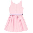 Girls Pink Logo Dress, 1, hi-res
