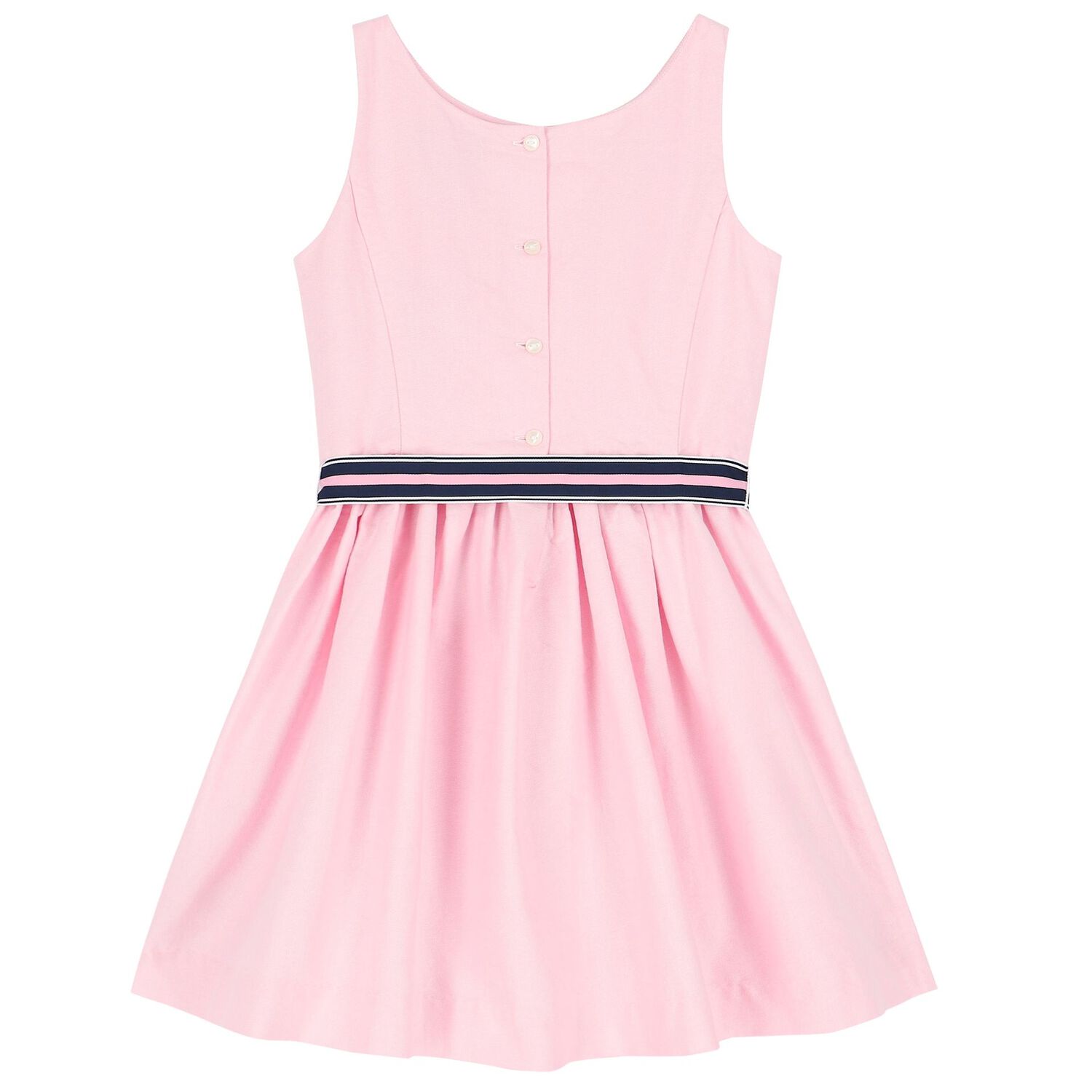 Girls Pink Logo Dress, 1, hi-res
