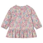 Younger Girls Pink Floral Dress, 2, hi-res