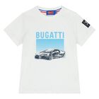 Younger Boys White Logo T-Shirt, 2, hi-res