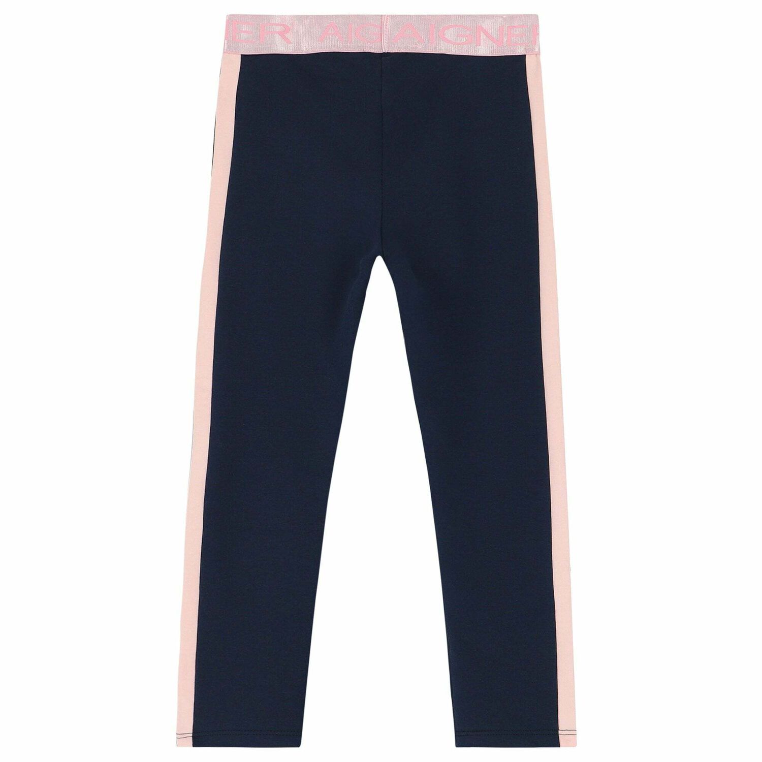 Girls Navy Blue Leggings, 1, hi-res