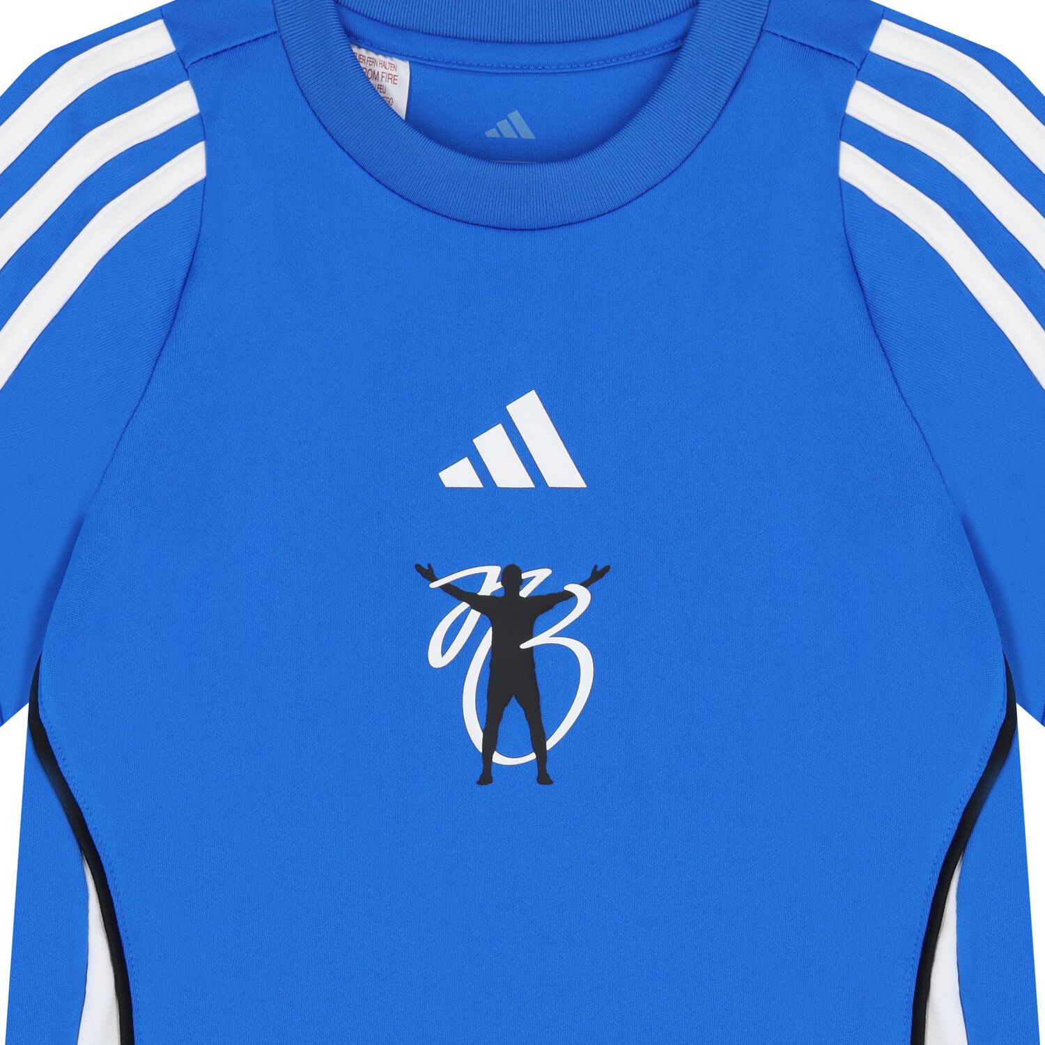 Blue & White Logo T-Shirt, 1, hi-res