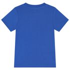 Boys Blue & White Logo T-Shirts ( 2-Pack ), 1, hi-res