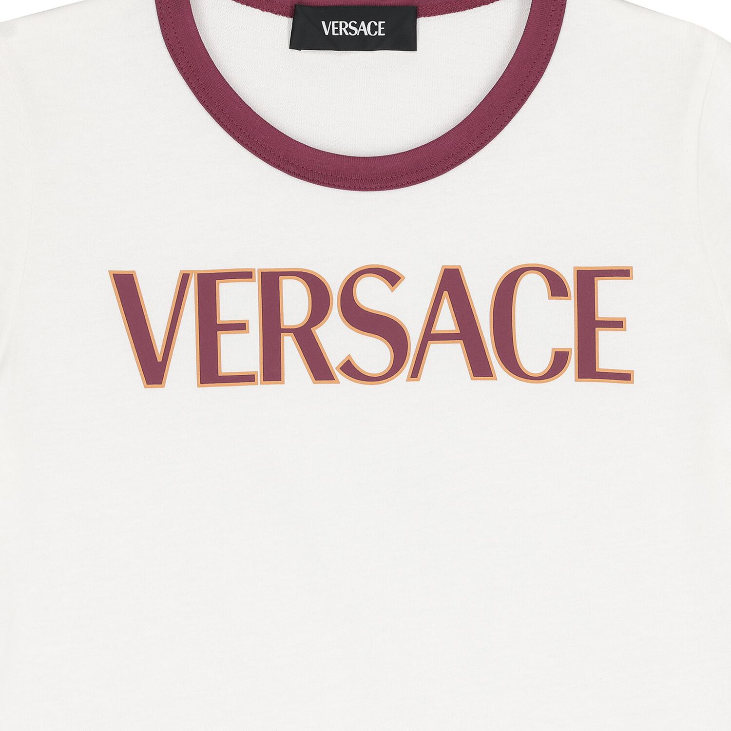 Ivory & Burgundy Logo T-Shirt, 2, hi-res