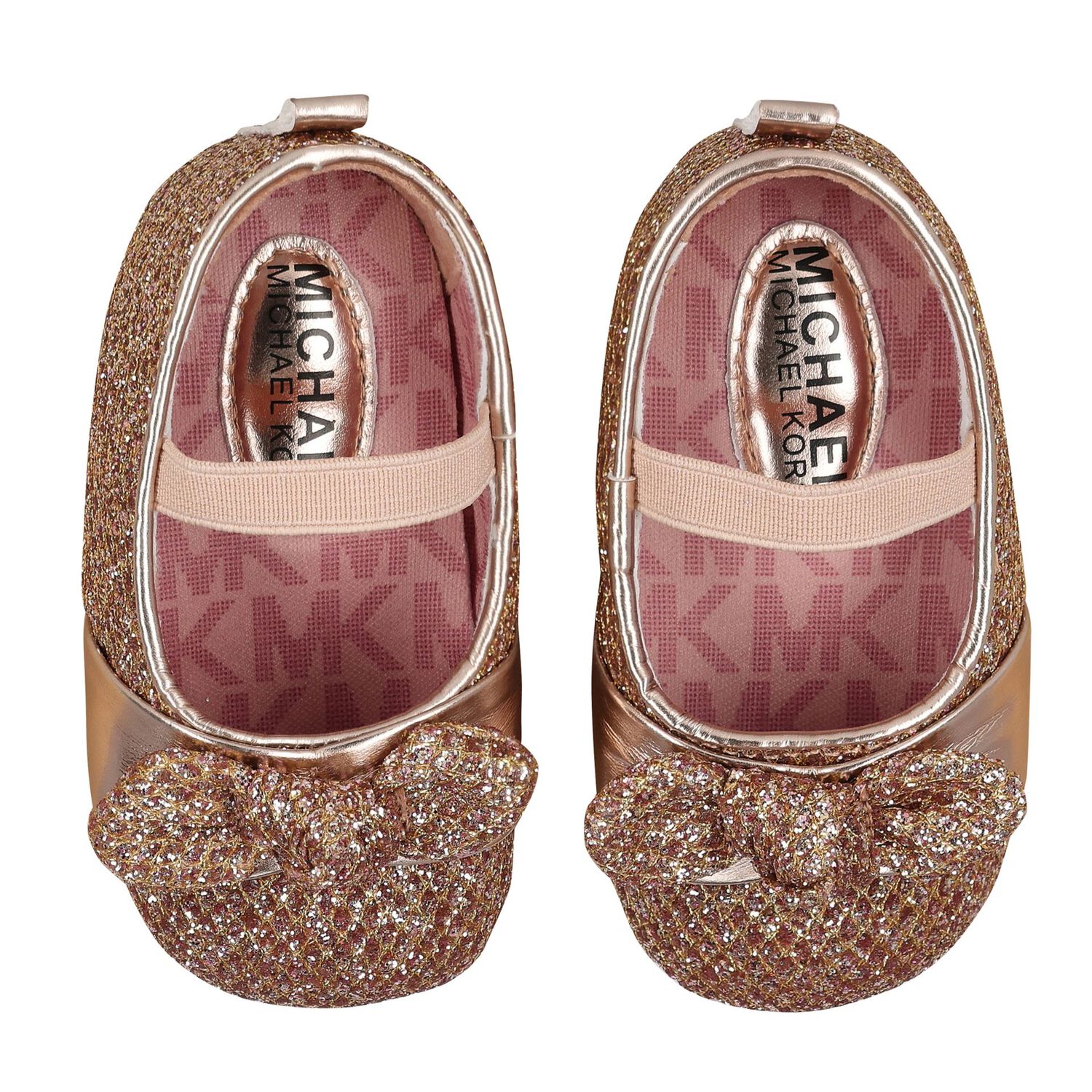 Baby Girls Rose Gold Pre Walker Shoes, 1, hi-res