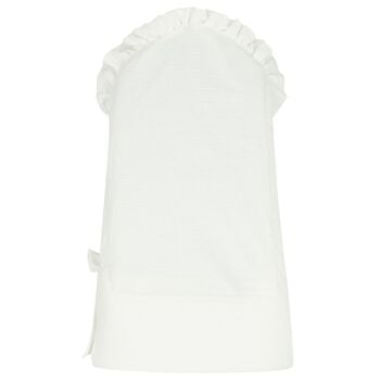 Baby Girls Ivory Ruffled Nest