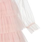 Baby Girls Pink Layered Tulle Dress Set, 1, hi-res
