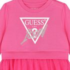 Baby Girls Pink Logo Tulle Dress Set, 1, hi-res