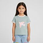 Younger Girls Green Bird Logo T-Shirt, 1, hi-res