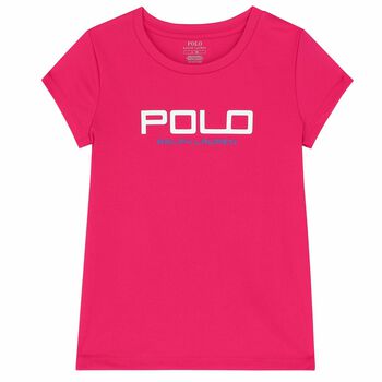 Girls Pink Logo T-Shirt