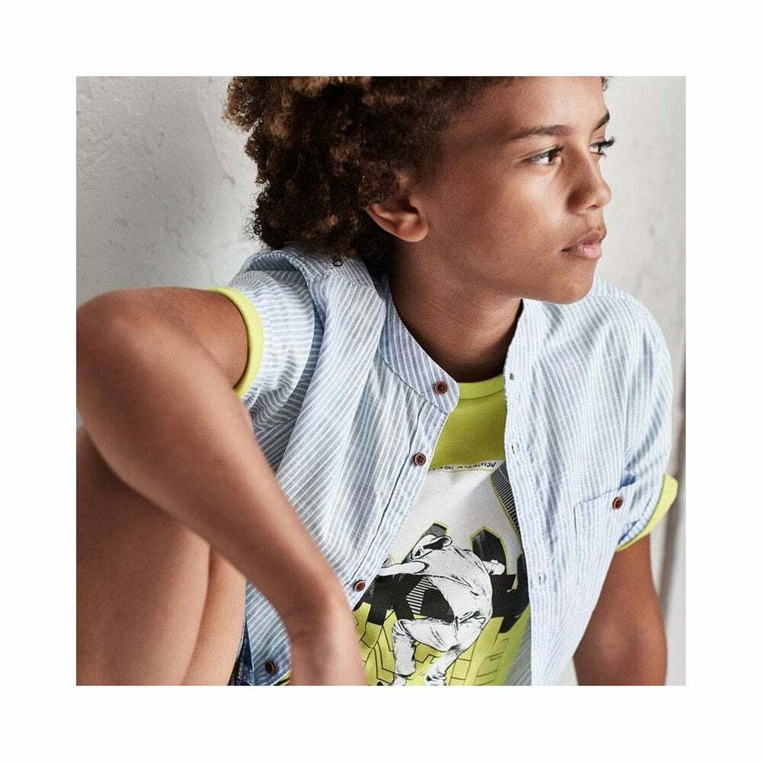 Boys Neon Green T-Shirt, 1, hi-res