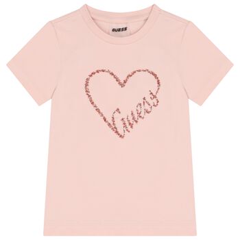 Girls Pink Logo T-Shirt