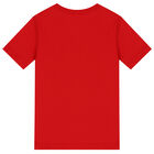 Boys Red Logo T-Shirt, 3, hi-res
