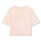 Girls Mini Me Pink Logo T-Shirt, 1, hi-res