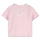 Younger Girls Pink Logo T-Shirt, 2, hi-res
