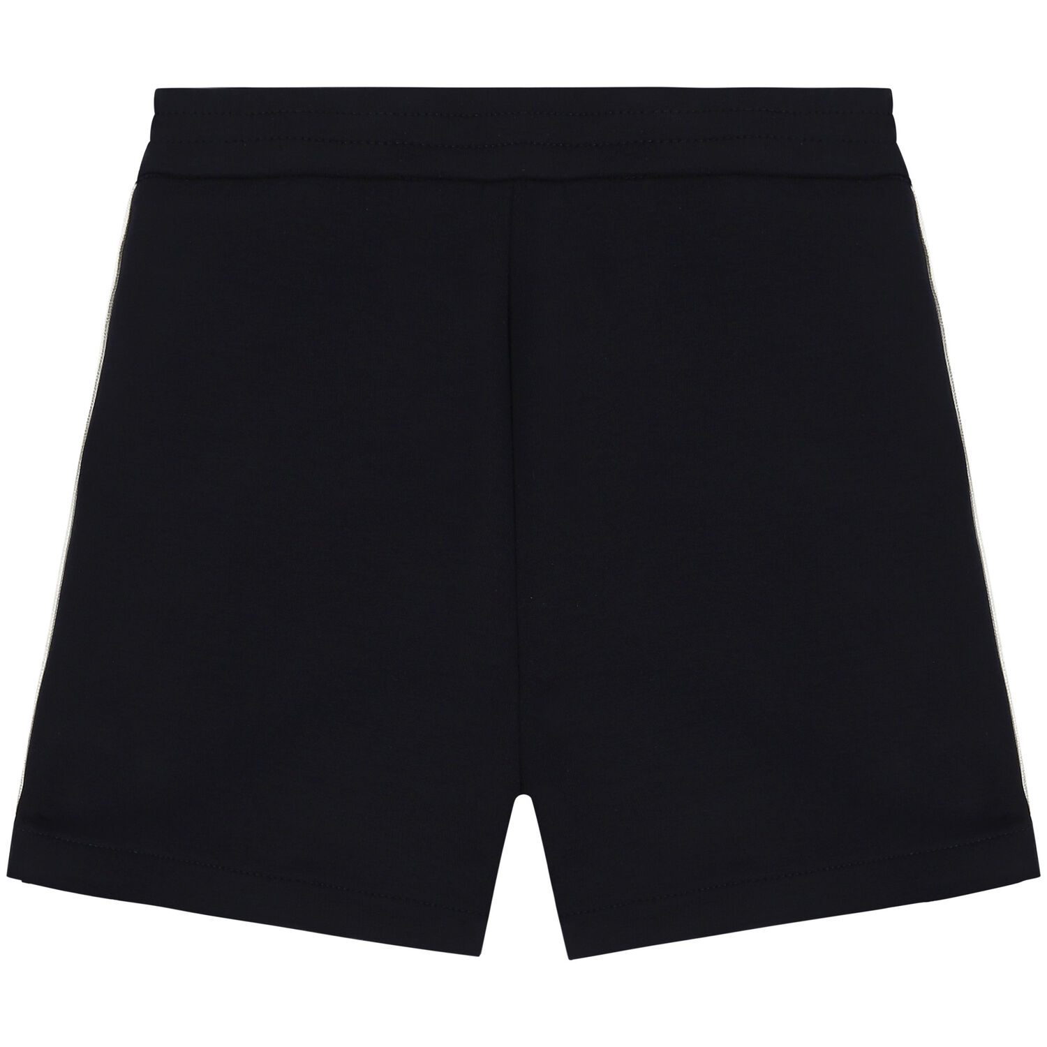 Younger Boys Navy Blue Logo Shorts, 1, hi-res