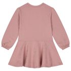 Girls Pink Star Dress Set, 1, hi-res