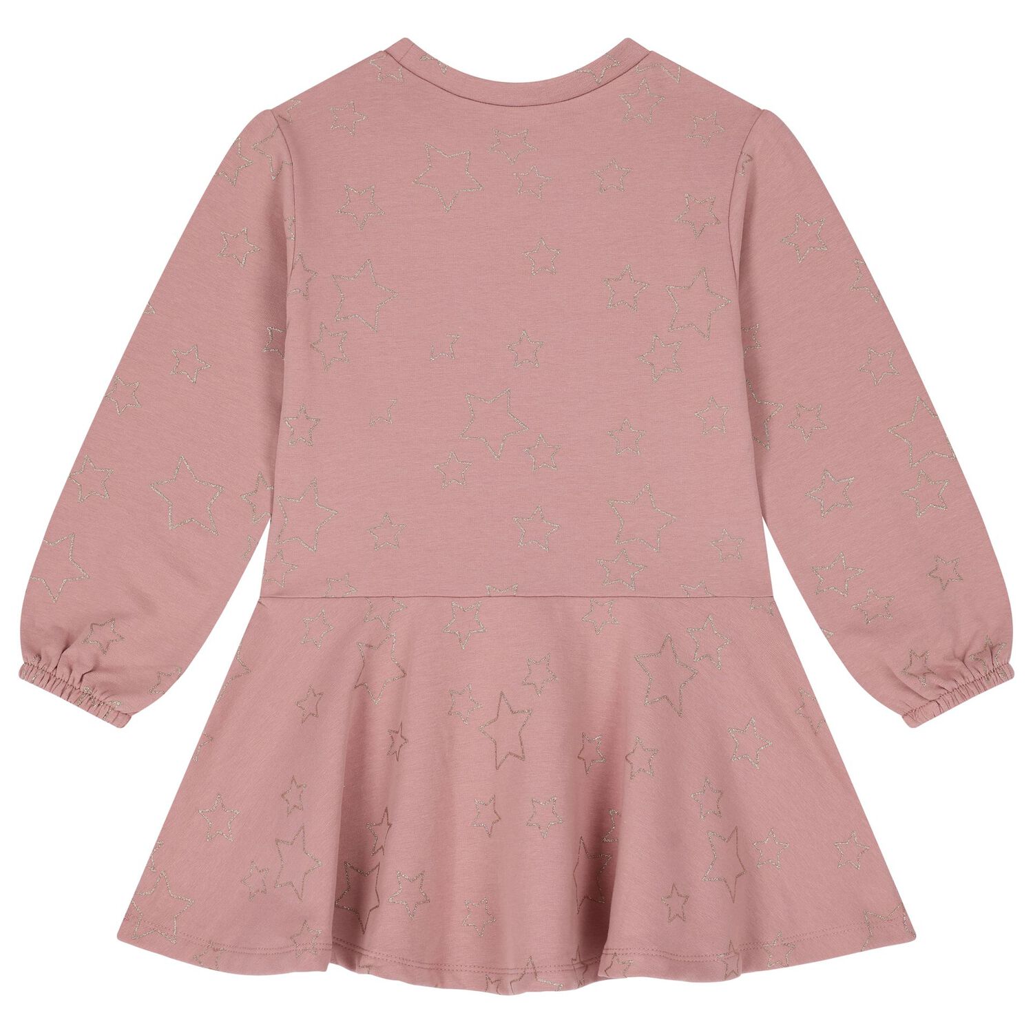 Girls Pink Star Dress Set, 1, hi-res image number null