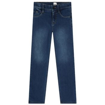Boys Navy Blue Denim Jeans
