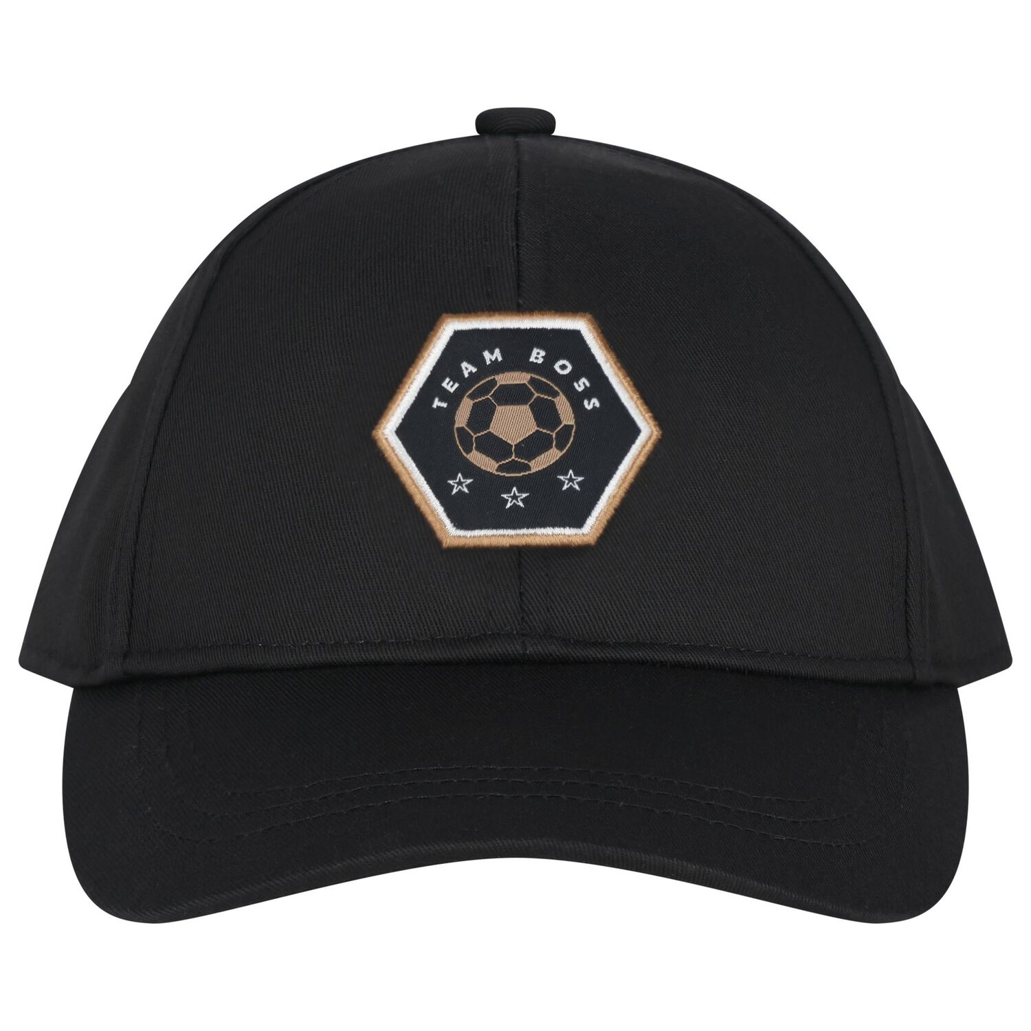 Boys Black Logo Cap, 1, hi-res