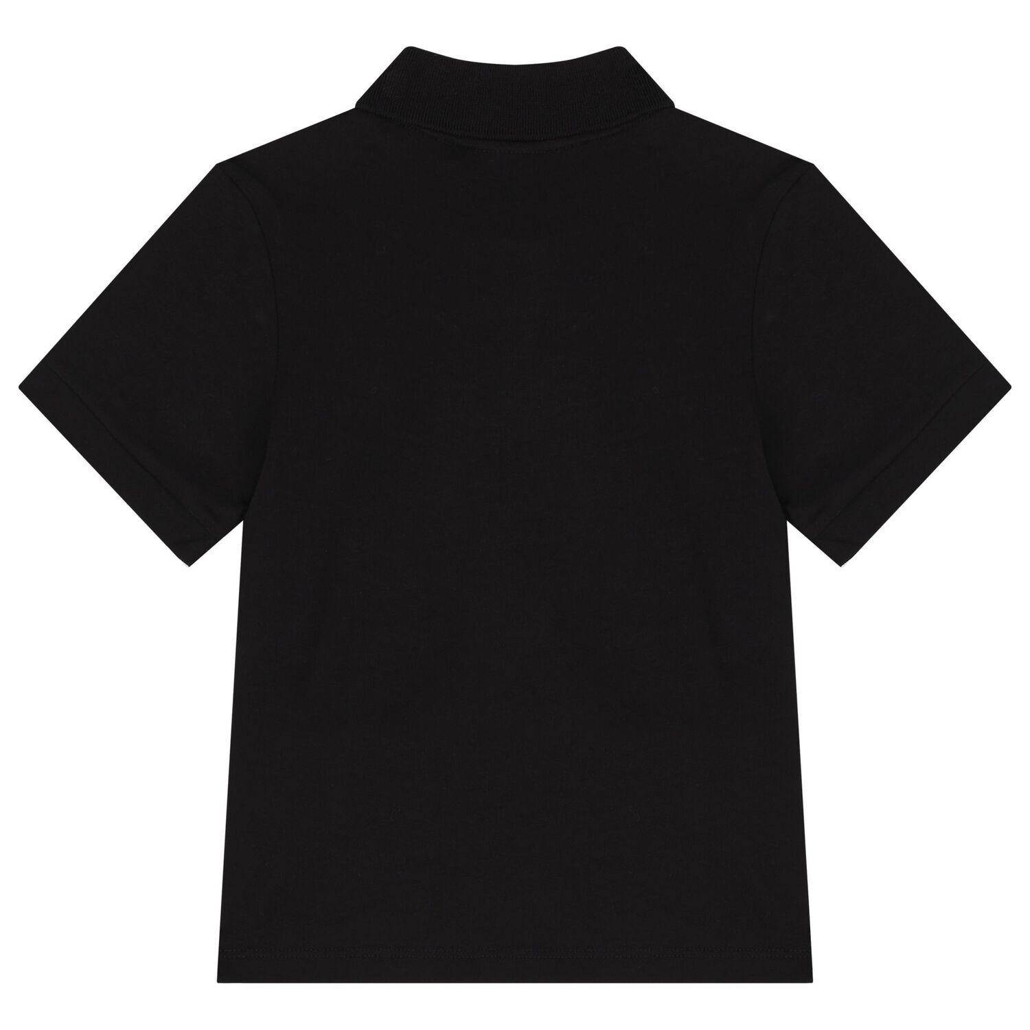 Boys Black Logo Polo Shirt, 1, hi-res image number null