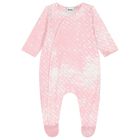 Baby Girls Pink Logo Babygrow Gift Set, 1, hi-res