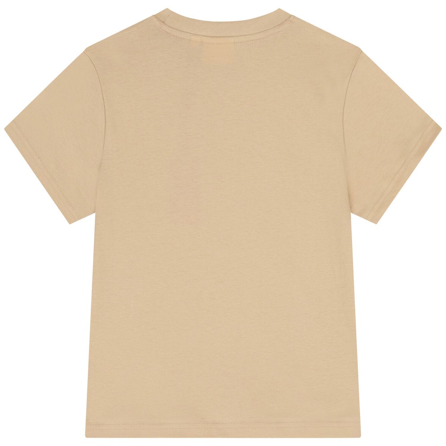 Boys Beige Logo T-Shirt , 3, hi-res