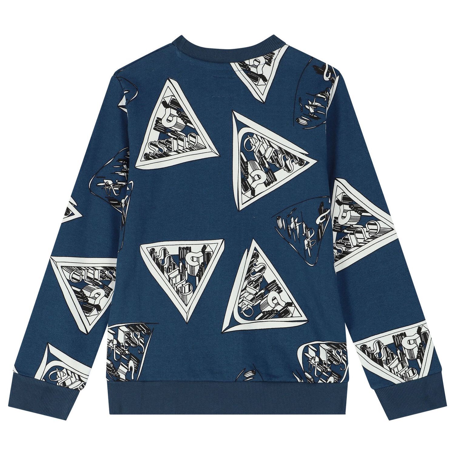 Boys Blue Logo Sweatshirt, 1, hi-res