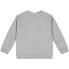 Girls Grey Elephant Logo Sweatshirt, 1, hi-res