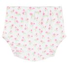 Baby Girls White Rose Print Dress Set, 1, hi-res