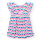 Girls Pink & Blue Striped Dress, 1, hi-res