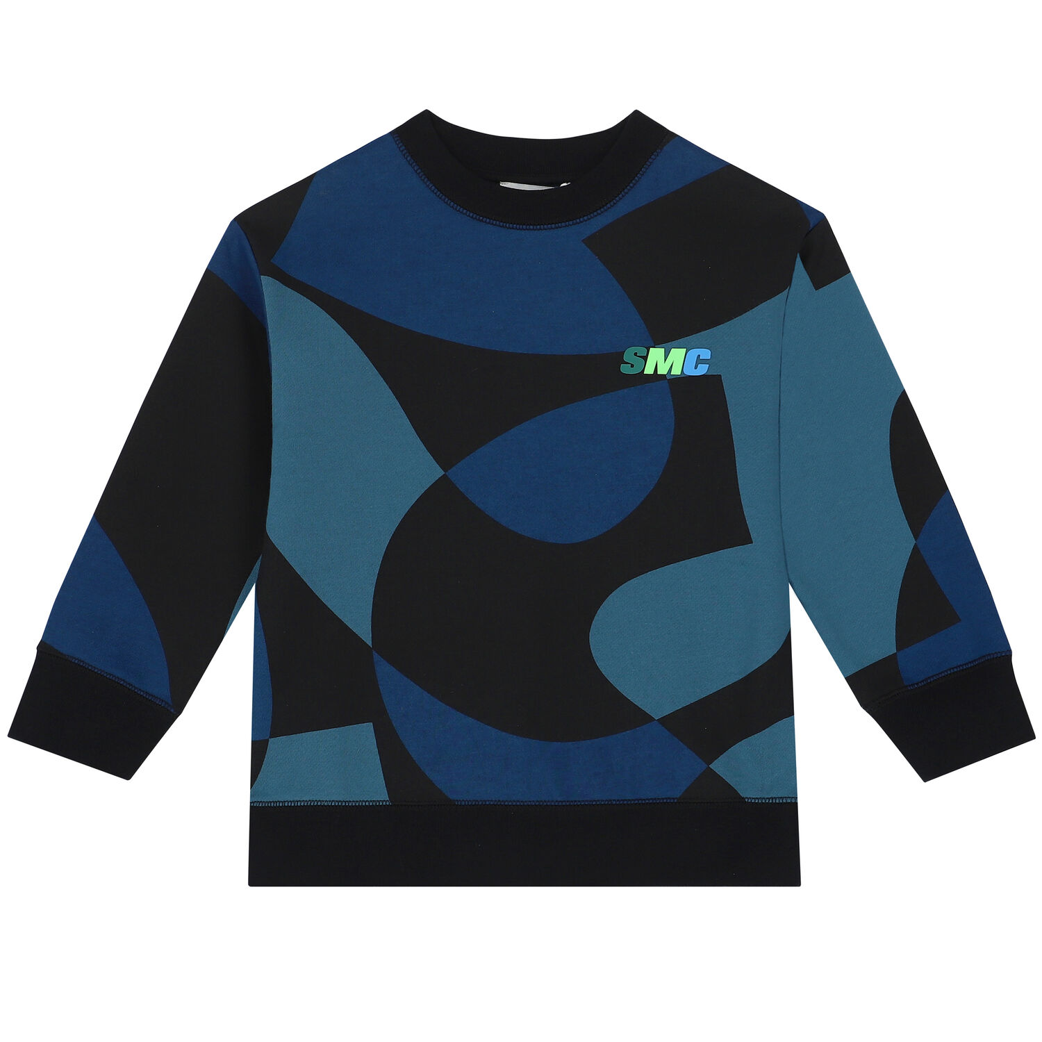 Boys Black & Blue Logo Tracksuit, 1, hi-res