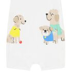 Baby Boys White & Green Rompers ( 3-Pack ), 1, hi-res