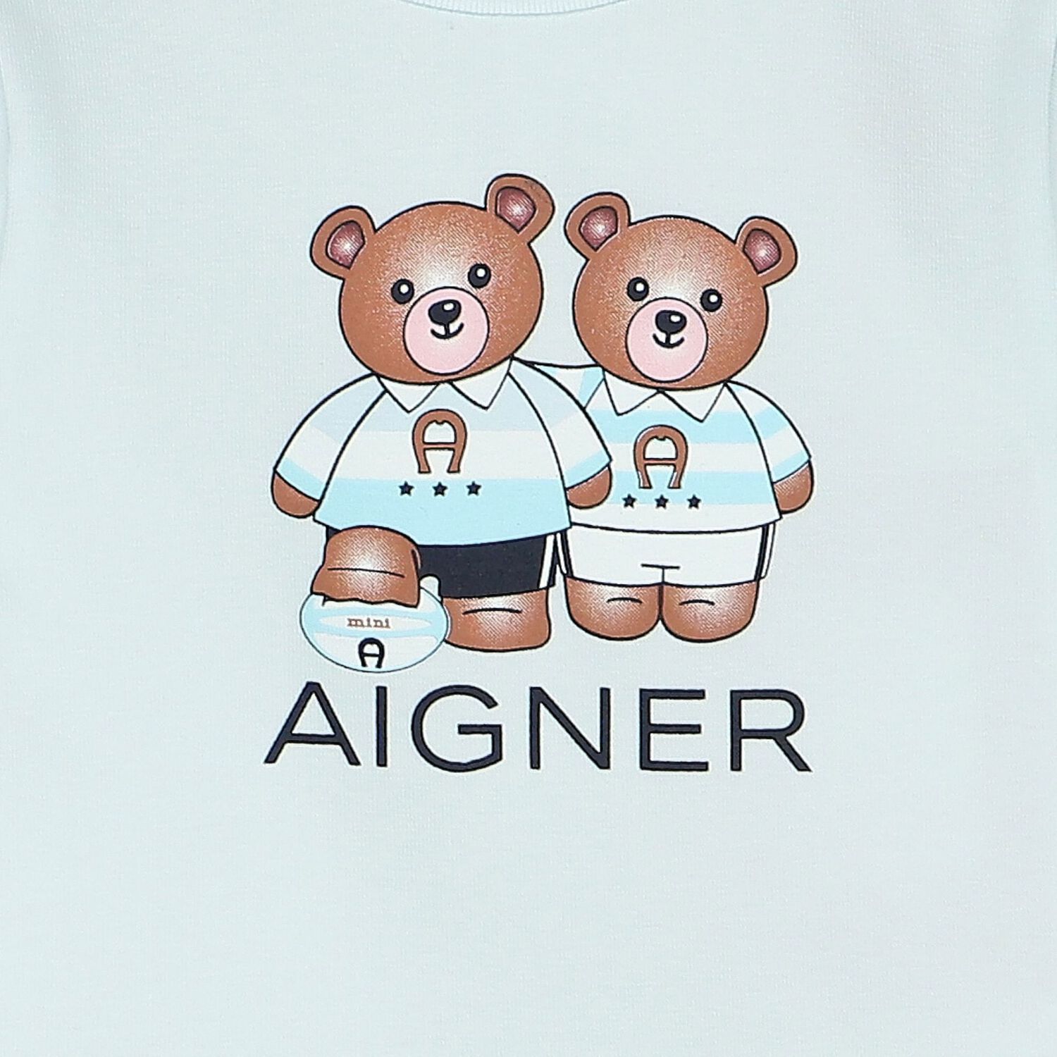 Baby Boys Blue Logo Babygrow, 2, hi-res