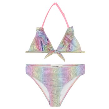 Girls Iridescent Rainbow Bikini