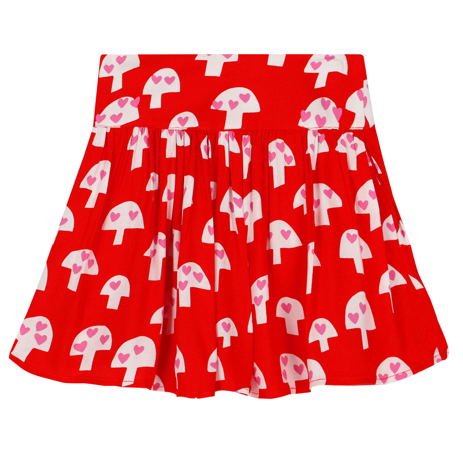 Girls Red Mushroom Skirt, 1, hi-res image number null