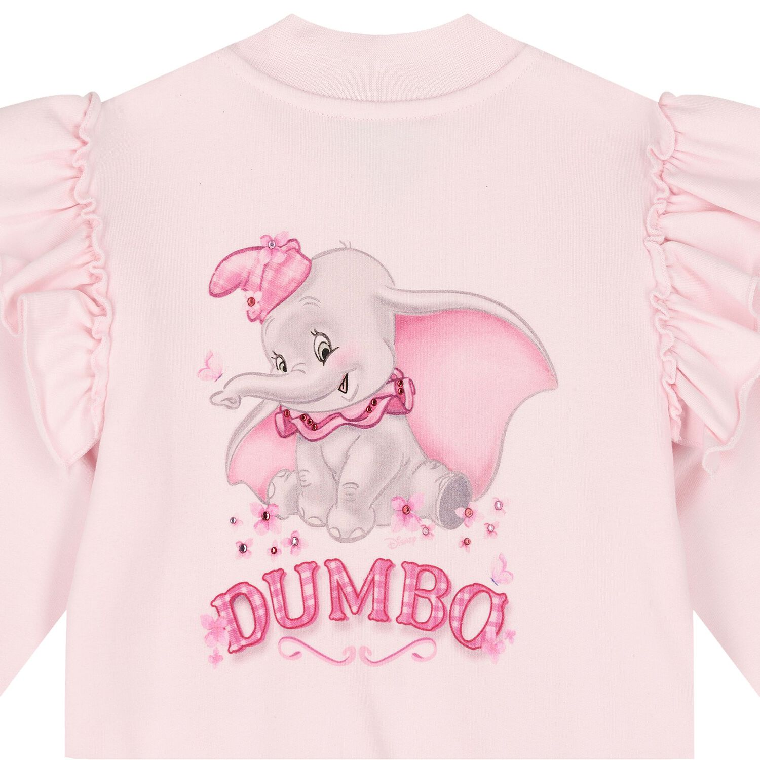 Younger Girls Pink Disney Logo Zip Up Top, 1, hi-res