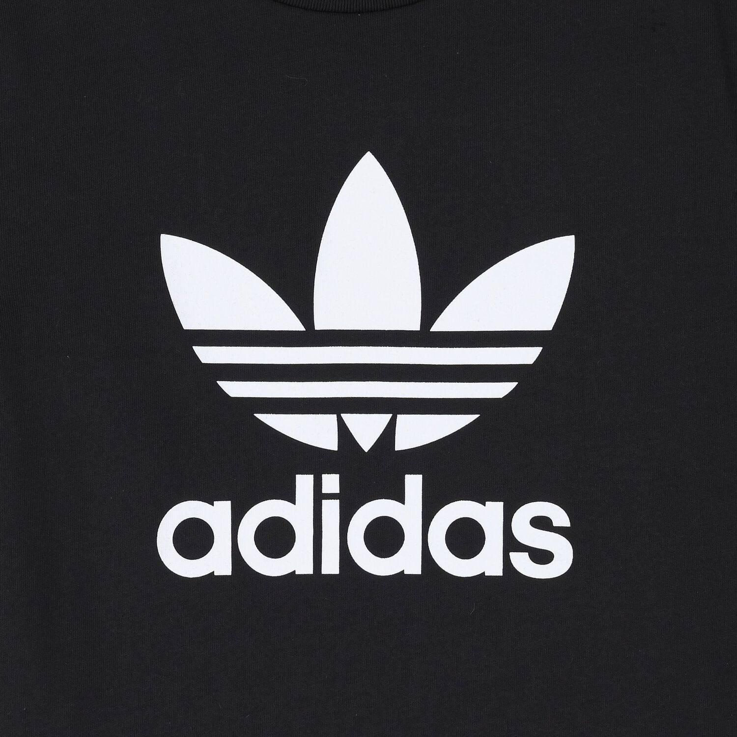 Black Trefoil Logo T-Shirt, 1, hi-res