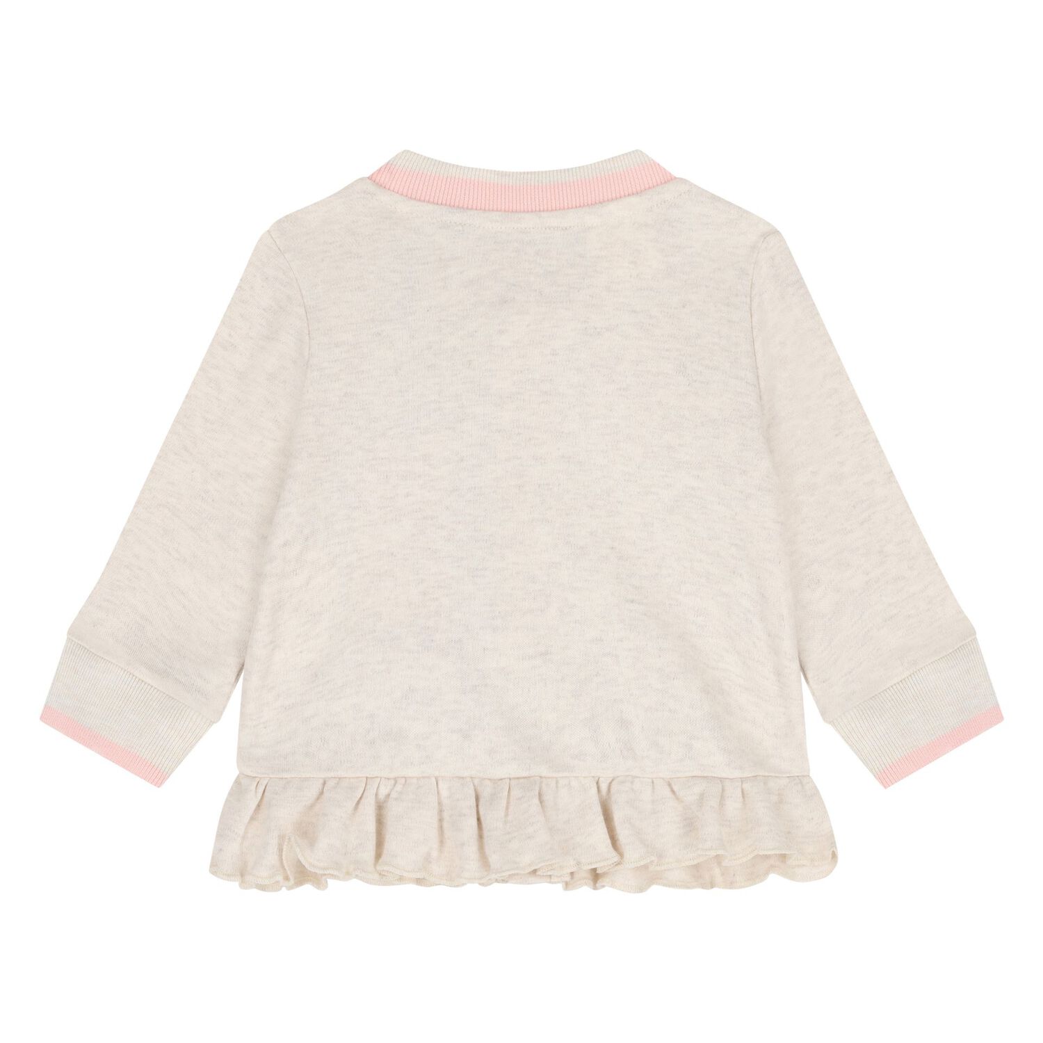 Baby Girls Beige Logo Tracksuit ( 3 Piece ), 1, hi-res