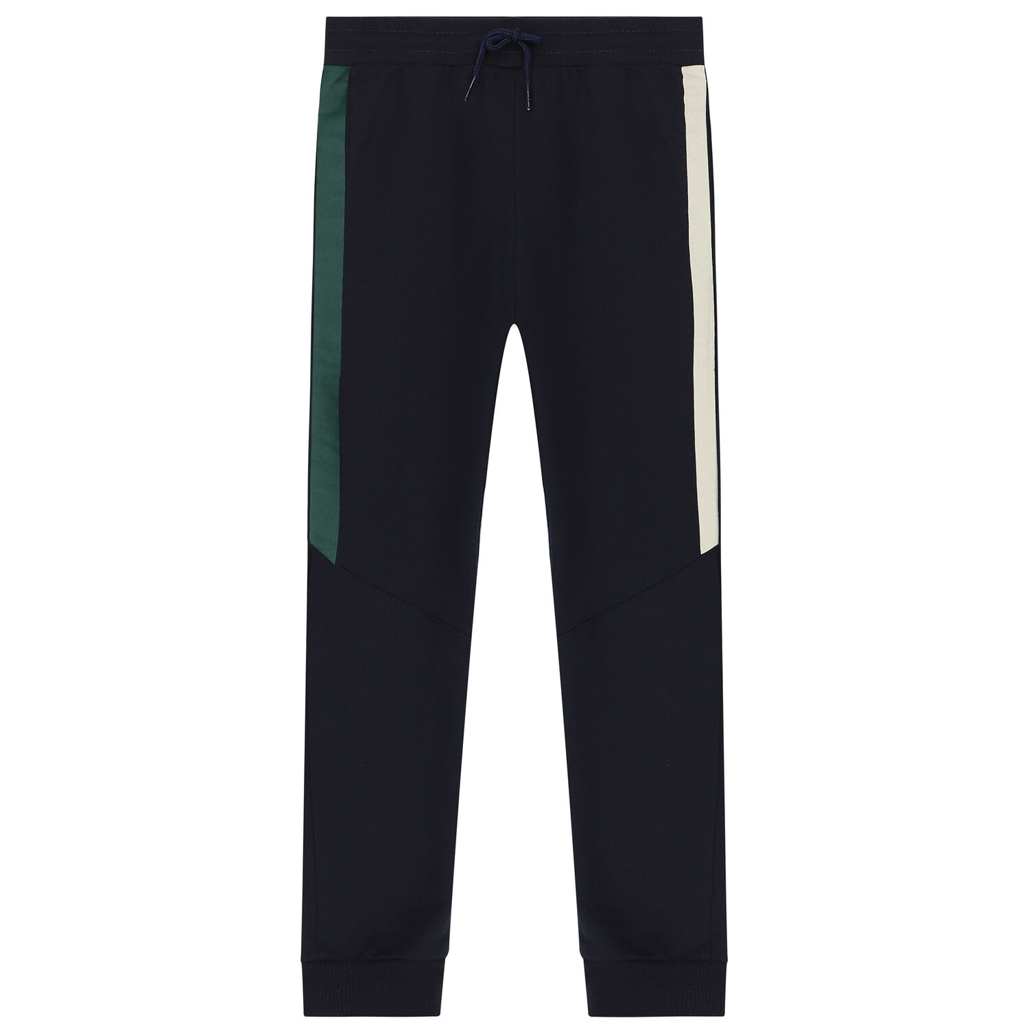 Boys Navy & Green Logo Tracksuit, 1, hi-res
