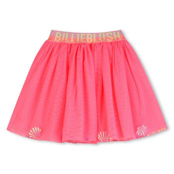 Girls Pink Seashells Tulle Skirt